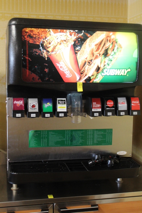 subway soda machine