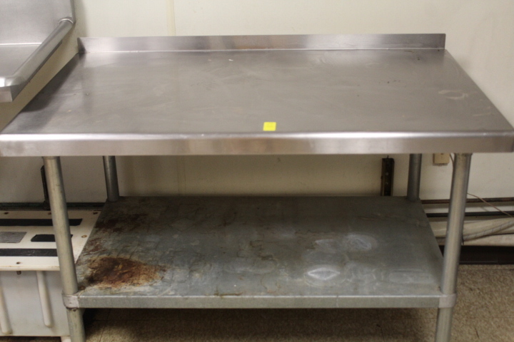 lot 45 image: Stainless Steel worktable