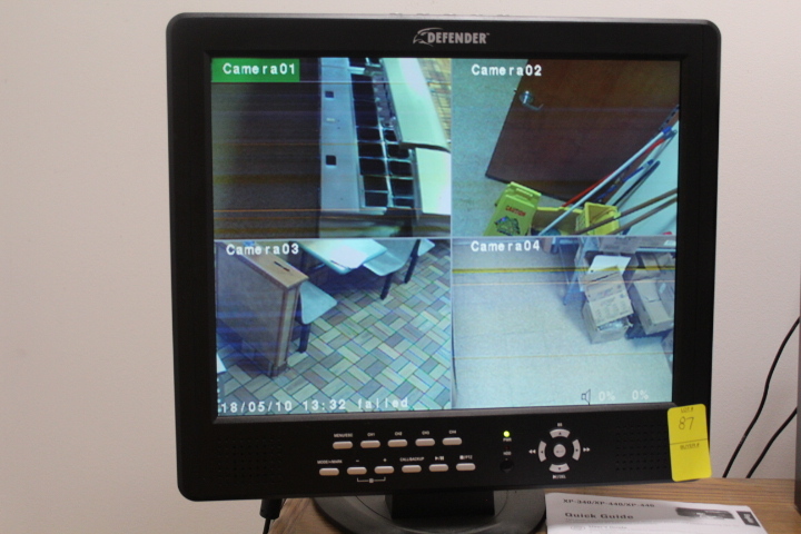 lot 87 image: Video surveillance camera system