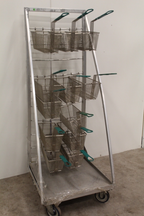 lot 21 image: Channel Fryer Basket Station