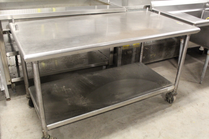 lot 35 image: Stainless Steel work table