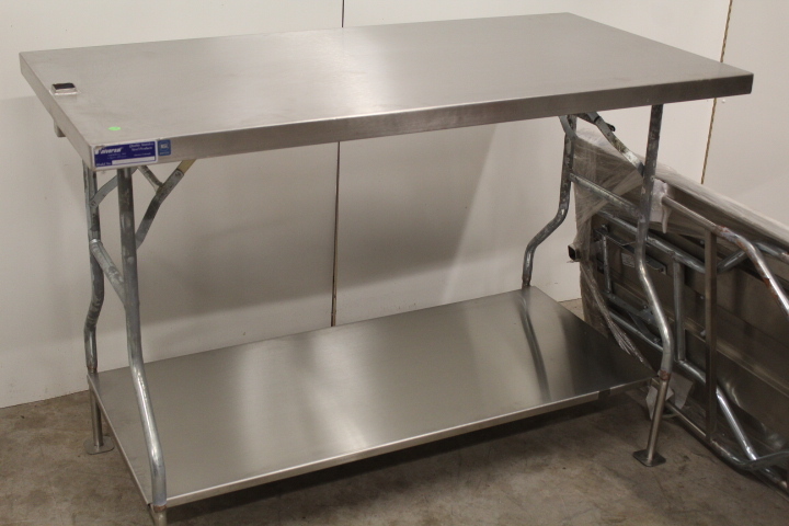lot 54 image: Universal Stainless Steel Table - Folding