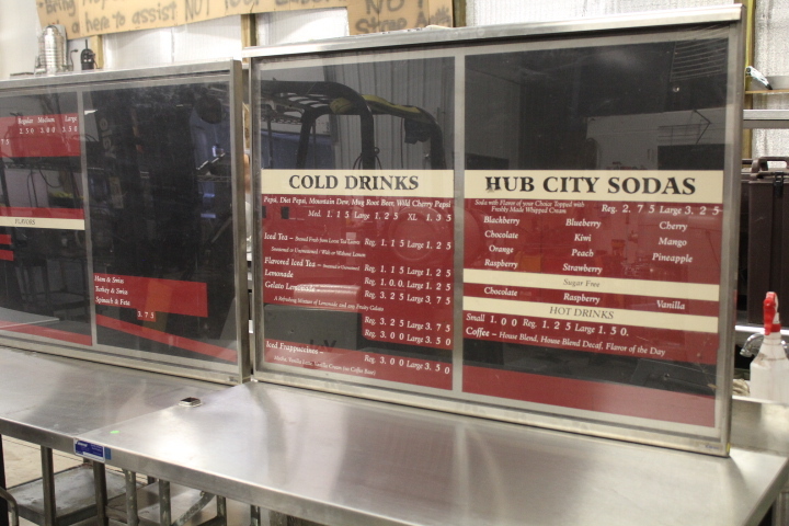 lot 57 image: Menu Signs