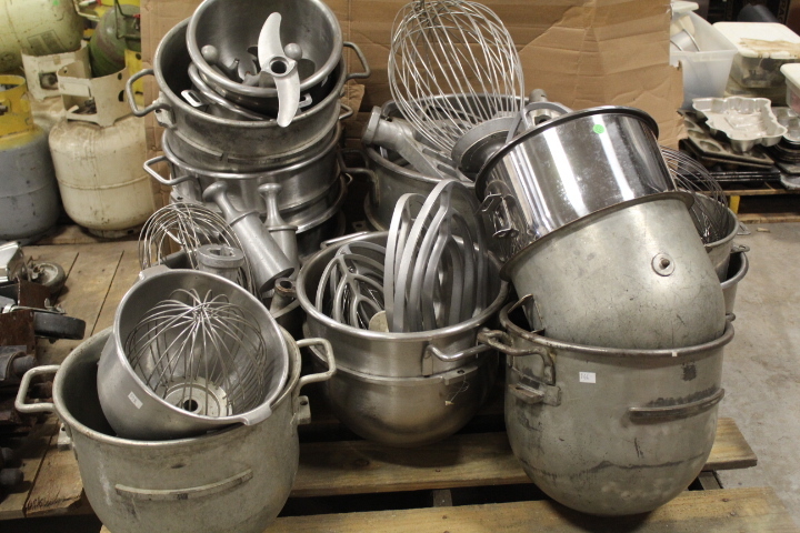 lot 66 image: Mixing Bowls and Attachments