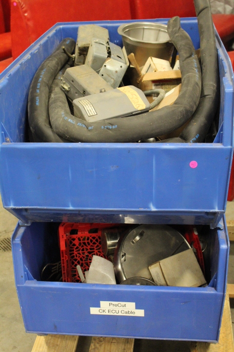 lot 143 image: Stacking parts bins