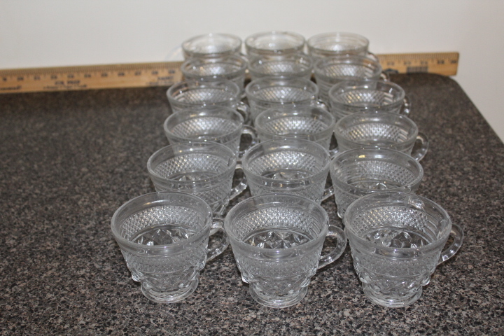 lot 81 image: punch  tea glasses