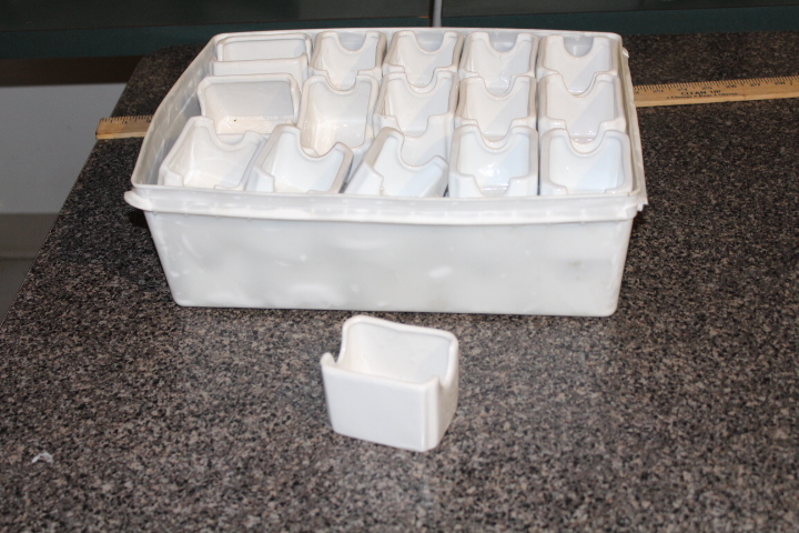 lot 130 image: Sugar  sweetener pack holders