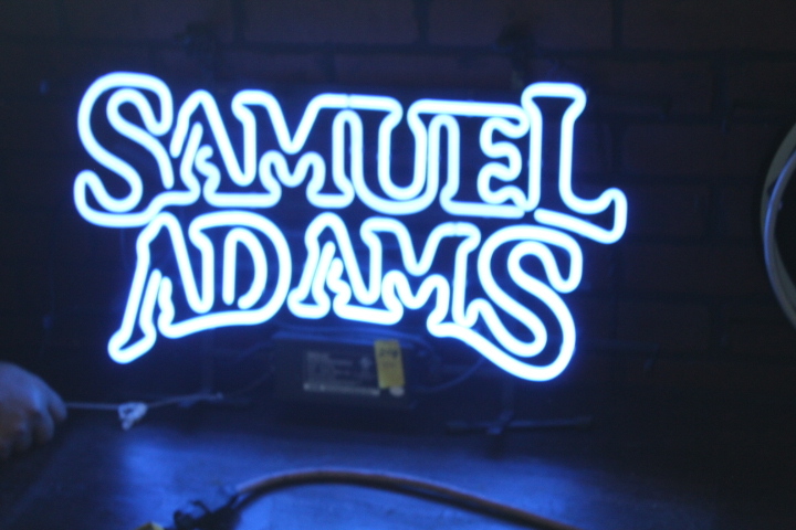 lot 20 image: Samuel Adams neon