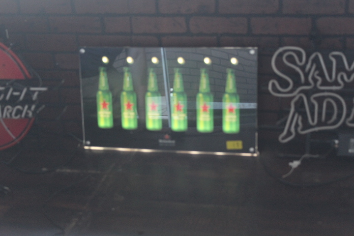 lot 21 image: Heineken lighted sign