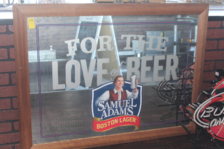 lot 27 image: Samuel Adams mirror