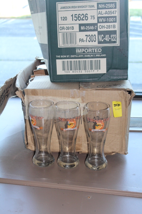 lot 35 image: Shock Top glasses lot