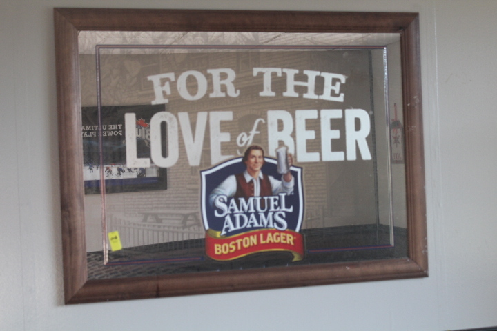 lot 50 image: Samuel Adams mirror