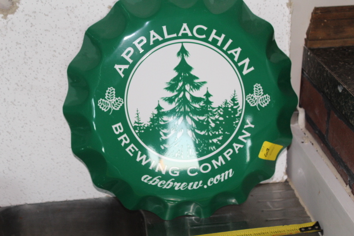 lot 63 image: Appalachian Brewing sign