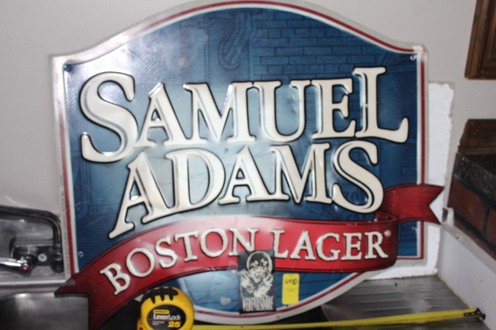lot 65 image: Samuel Adams sign