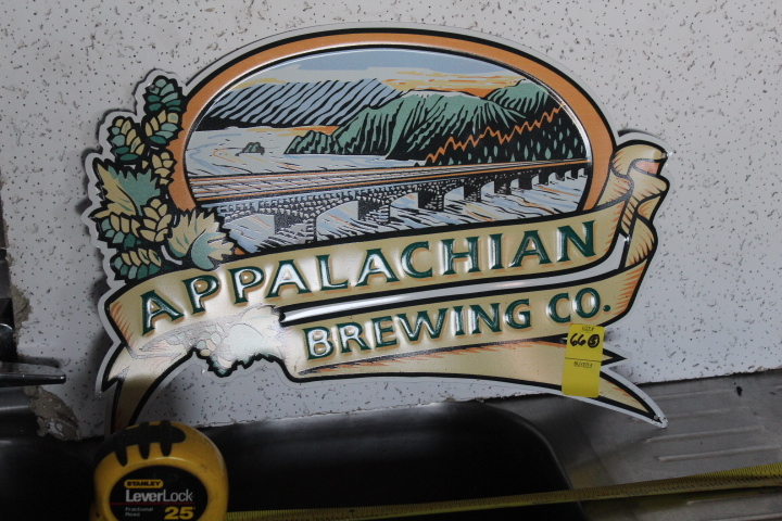lot 66 image: Appalachian Brewing sign