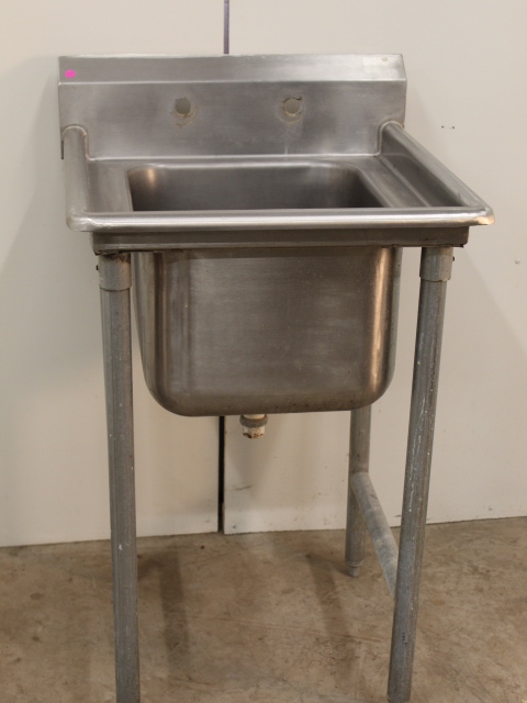 lot 47 image: Stainless Steel Single Bowl Sink