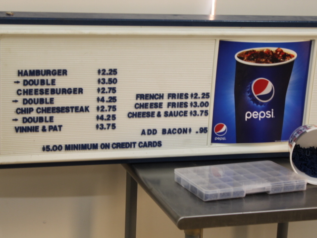 lot 70 image: Lighted Menu Board