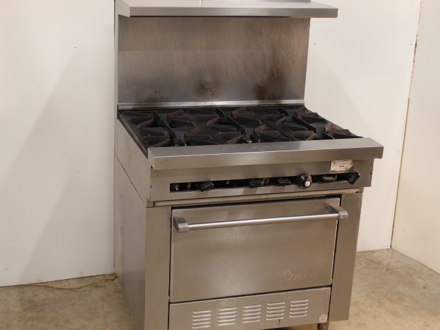 lot 72 image: 6 Burner Range w oven  Sunfire by Garland