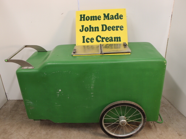 lot 76 image: Ice Cream Cabinet - John Deere Style