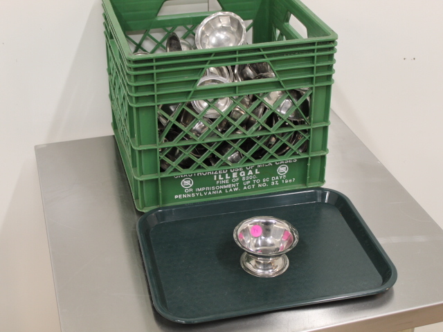 lot 94 image: Stainless Steel Sherbet Dishes
