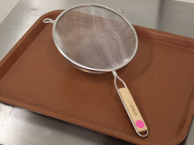 lot 107 image: 8 Double Mess Strainer - NEW