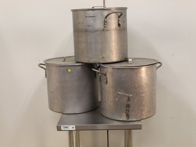 lot 150 image: Stainless Stock Pots