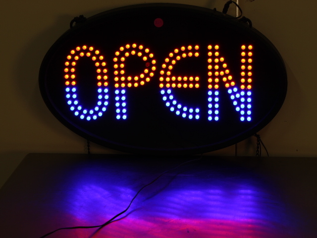 lot 213 image: LED Open Sign