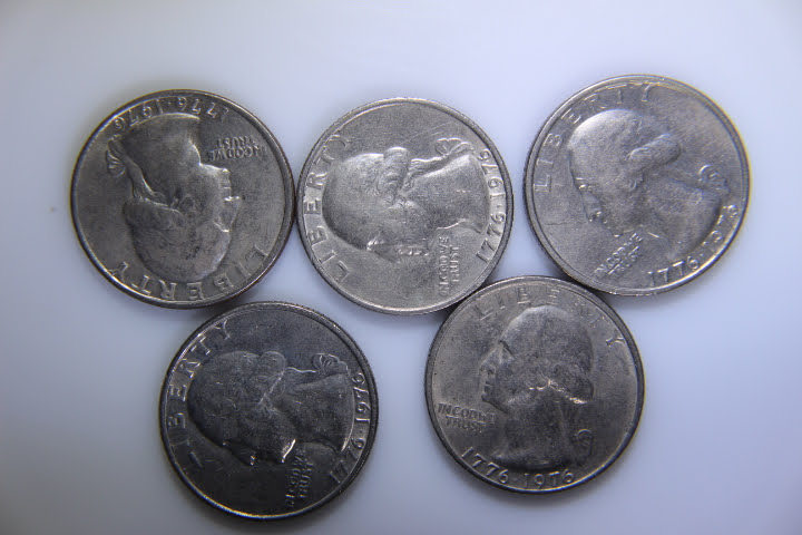 lot 109 image: Bicentennial 1976 Quarters