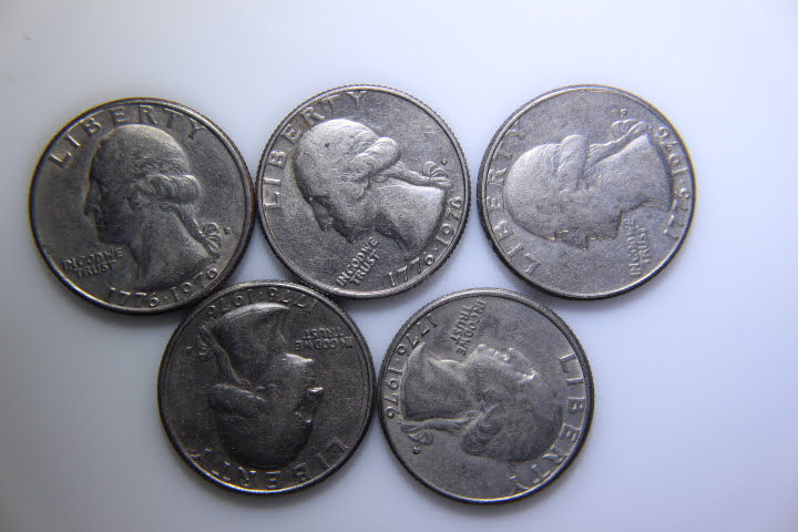 lot 116 image: Bicentennial 1976 Quarters
