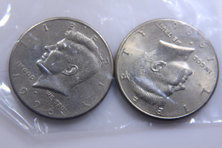 lot 183 image: 2-1996-P JFK 50 Cent 12 Dollar