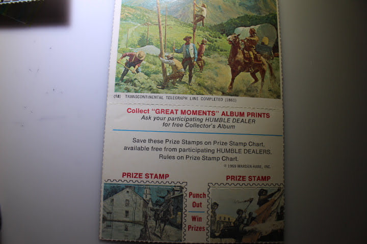 lot 198 image: 5- Great Moments in History Humble Oil and Refine Co.