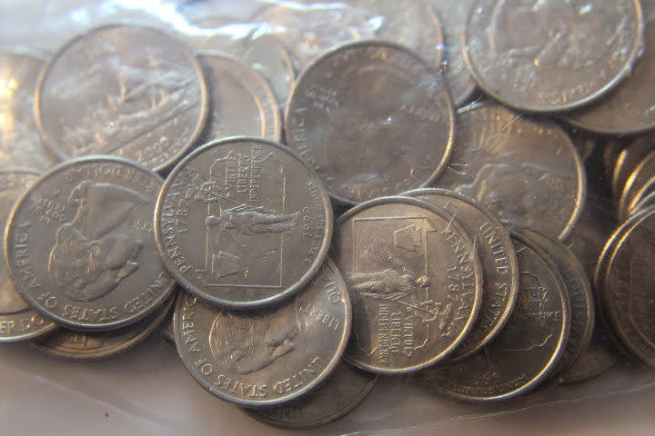 lot 133 image: 40 State Quarters Different States