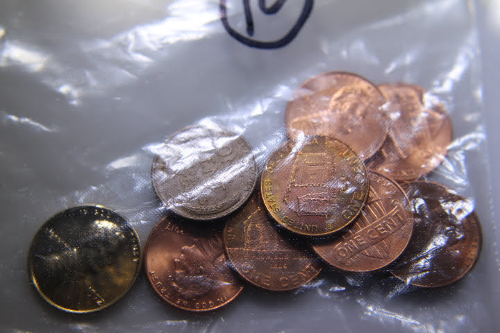 lot 156 image: 10 Pennies