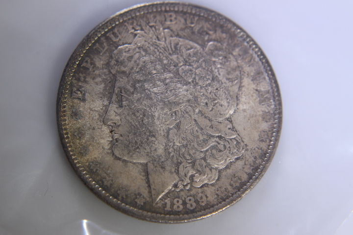 lot 6 image: 1- 1889 Morgan Dollar $1