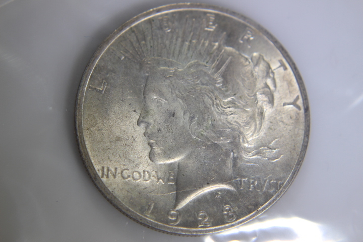 lot 11 image: 1- 1923 Peace Dollar 1$