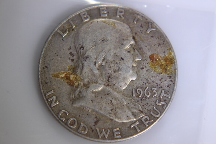 lot 32 image: 1-1963 D Franklin Half Dollar 50C
