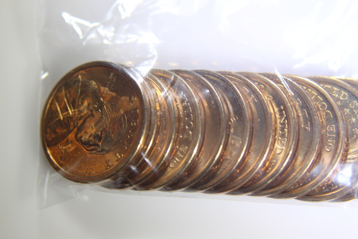 lot 53 image: 12 Sacajawea Dollar 1$