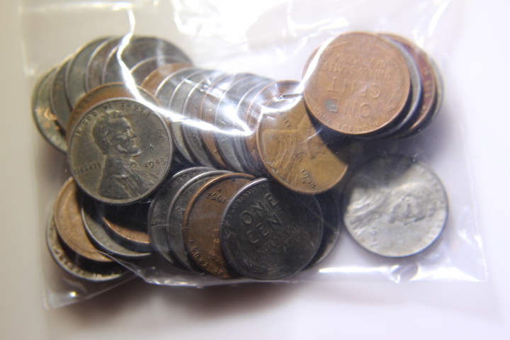 lot 58 image: 36- Wheat Cents