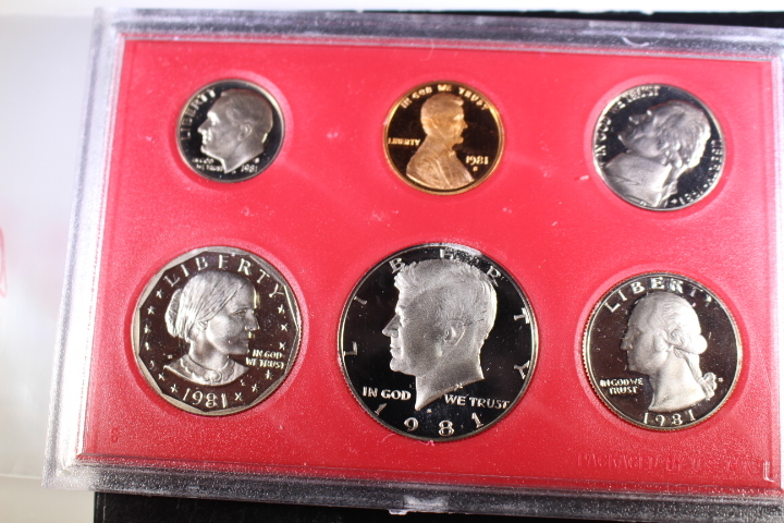 lot 70 image: 1981 US Proof Set