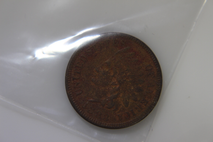 lot 81 image: 1- 1883 Indian Head Cent