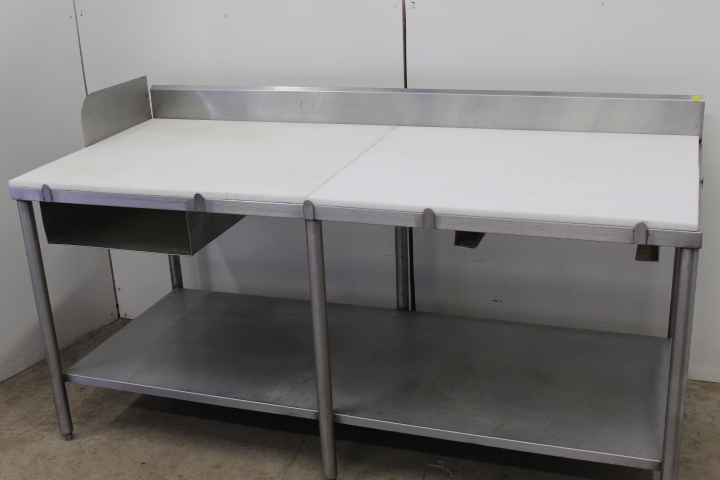 lot 53 image: 6 Poly Top  Food Prep Table