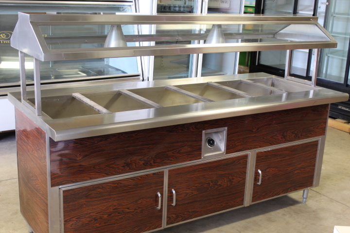 lot 42 image: 7 Hot Food Buffet Station