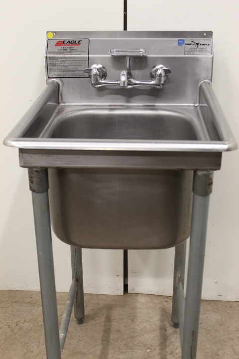 lot 75 image: 1 Bowl prep sink or Hand sink - Eagle