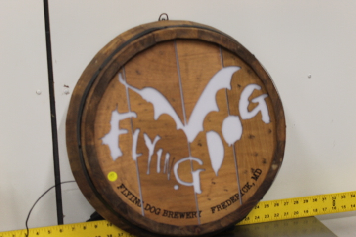 lot 103 image: Flying Dog Brewery   Lighted Sign