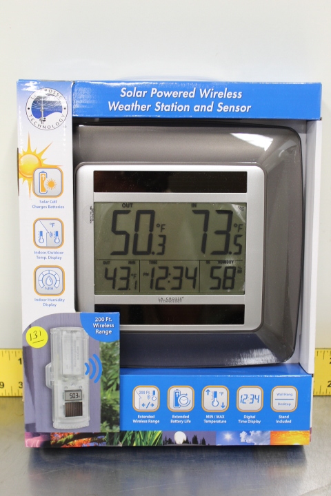 lot 131 image: Weather Station - NEW in box