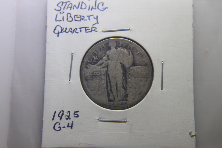 lot 33 image: 1925 STANDING LIBERTY QUARTER G-4206