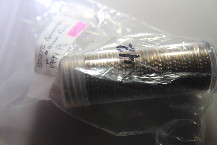 lot 42 image: 1999 P PA STATE QUARTERS UNC IN PLASTIC TUBE 221