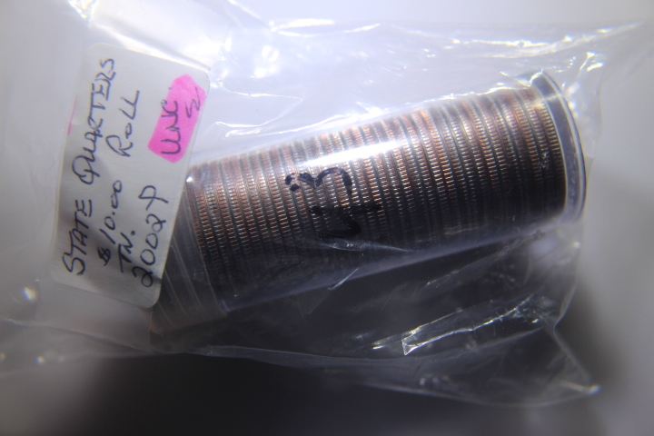 lot 43 image: 2002 P TN STATE QUARTERS UNC IN PLASTIC TUBES  222