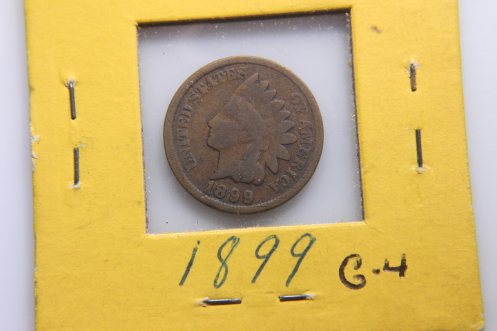 lot 63 image: 1899 INDIAN HEAD CENTS-BRONZE G-4 27