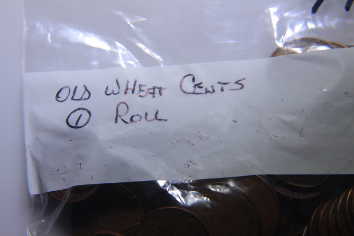 lot 77 image: 1 ROLL�LINCOLN WHEAT CENTS OLD��72 �